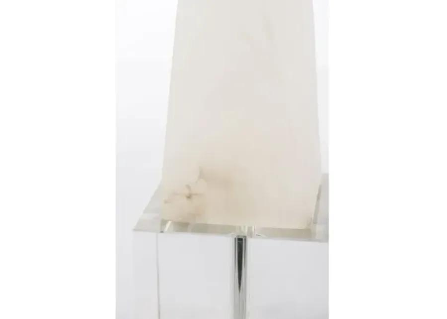 Adonis Table Lamp - White Alabaster - Bradburn Home