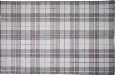 Bretton Plaid Outdoor Rug - Ivory/Gray - Gray