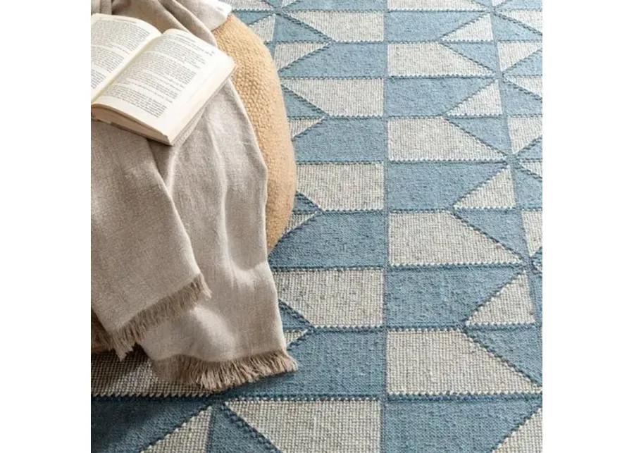 Ojai Handwoven Rug - Blue - Mark D. Sikes - Blue