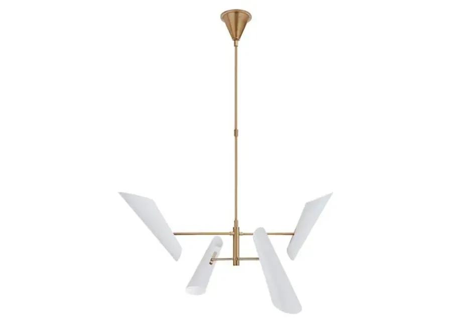 Visual Comfort - Franca Chandelier - White