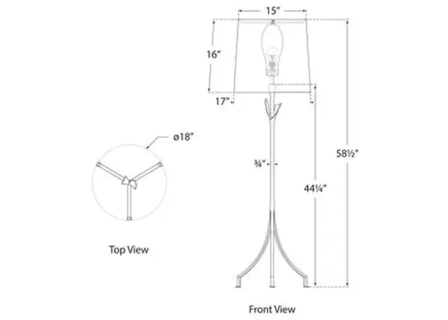 Visual Comfort - Fliana Floor Lamp