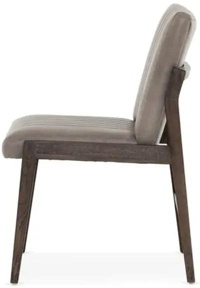 Ava Side Chair - Gray Leather