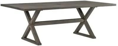 Mystic Harbor Outdoor 84" Dining Table - French Grey - Lane Venture