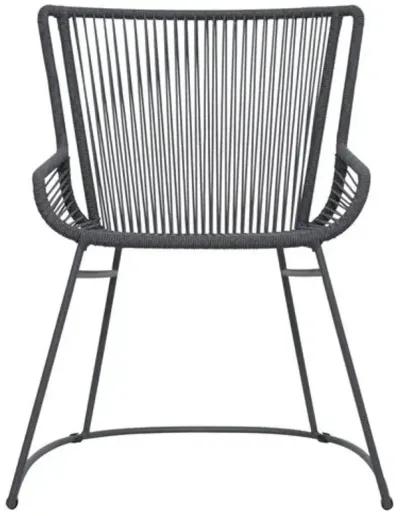 Set of 2 Dane Outdoor Armchairs - Gray