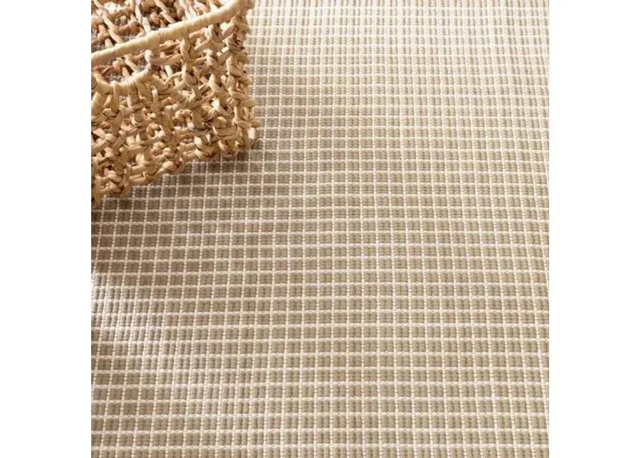 Gridiron Indoor/Outdoor Rug - DASH & ALBERT - Beige - Beige