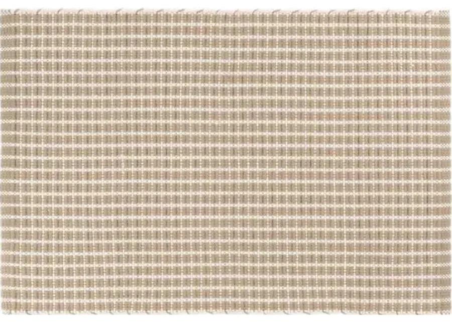 Gridiron Indoor/Outdoor Rug - DASH & ALBERT - Beige - Beige