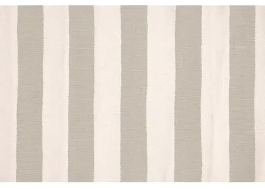 Catamaran Indoor/Outdoor Rug - Black/Ivory - DASH & ALBERT - Beige - Beige