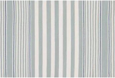 Rugby Stripe Indoor/Outdoor Rug - DASH & ALBERT - Blue - Blue