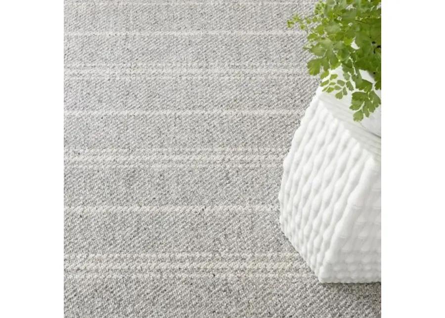 Melange Stripe Indoor/Outdoor Rug - DASH & ALBERT - Gray - Gray