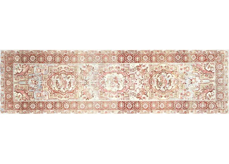 1920s Persian Malayer Runner - 3'7" x 13' - Nalbandian - Beige