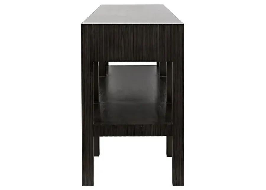 Conrad Console - Pale - Noir - Handcrafted - Black