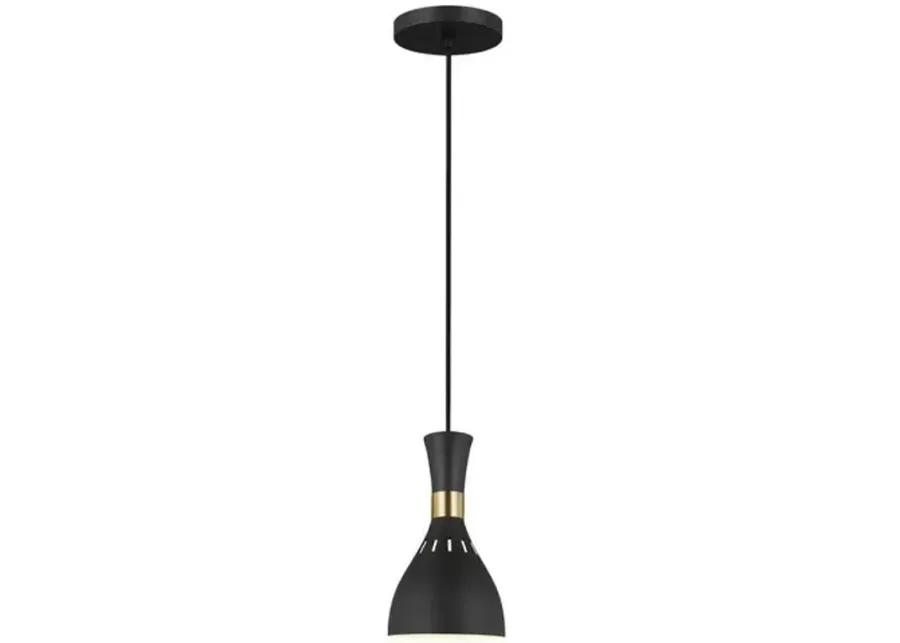 Visual Comfort - Joan Pendant - Midnight Black