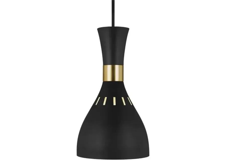 Visual Comfort - Joan Pendant - Midnight Black