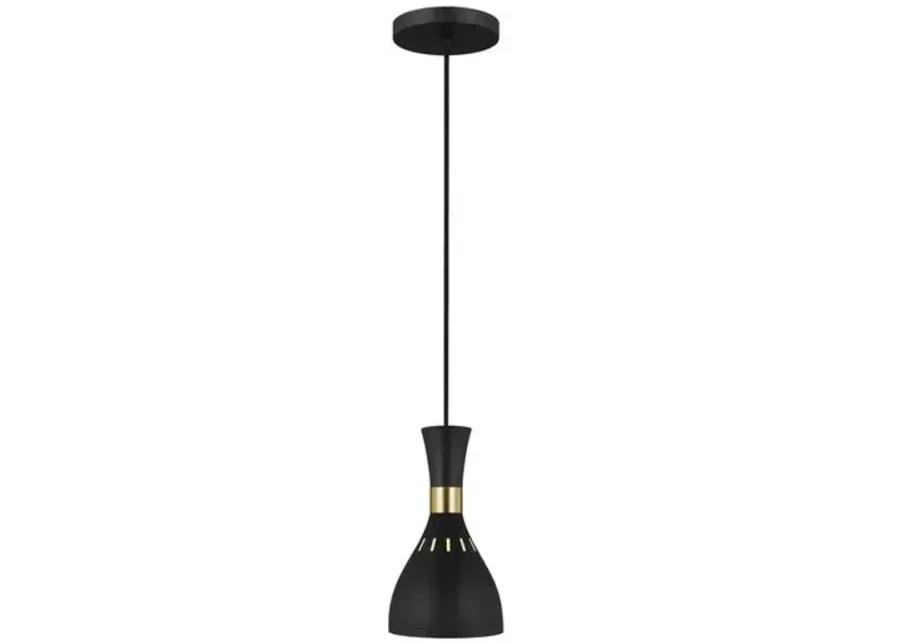 Visual Comfort - Joan Pendant - Midnight Black