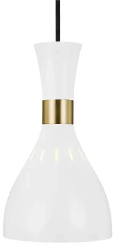 Visual Comfort - Joan Pendant - Matte White