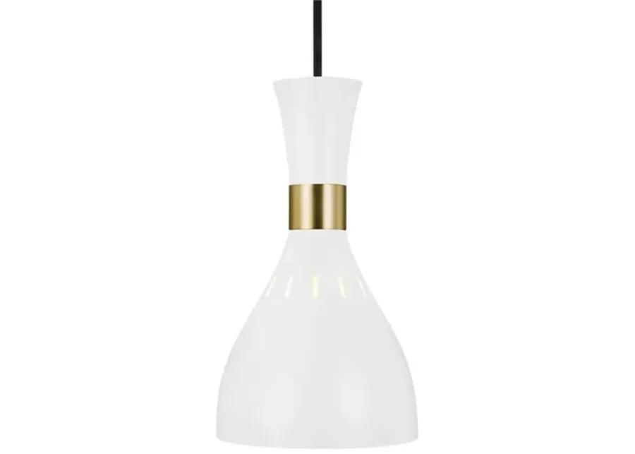 Visual Comfort - Joan Pendant - Matte White