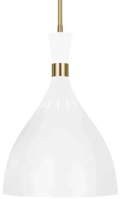 Visual Comfort - Joan Pendant - Matte White