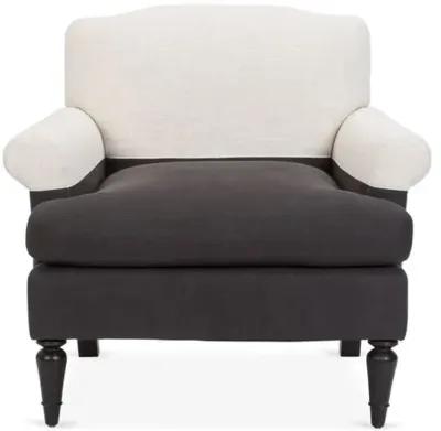 Eastwood Club Chair - Charcoal/Oatmeal - Kim Salmela - Hancrafted in the USA