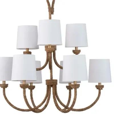 Coastal Living Bimini Large Chandelier - Natural - Regina Andrew - Beige