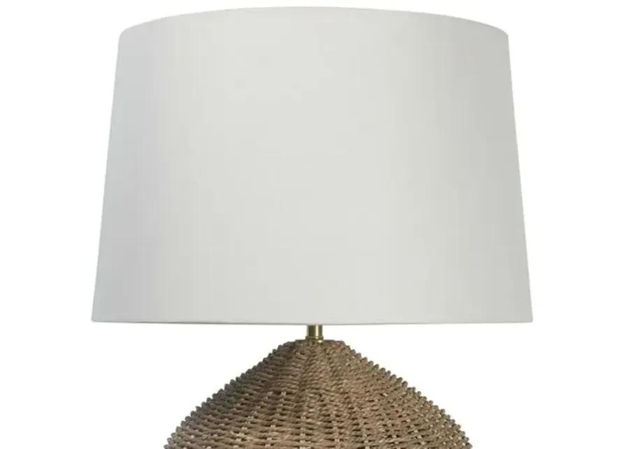 Coastal Living Georgian Table Lamp - Natural - Regina Andrew