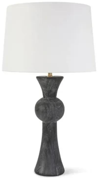 Vaughn Table Lamp - Ebony - Regina Andrew