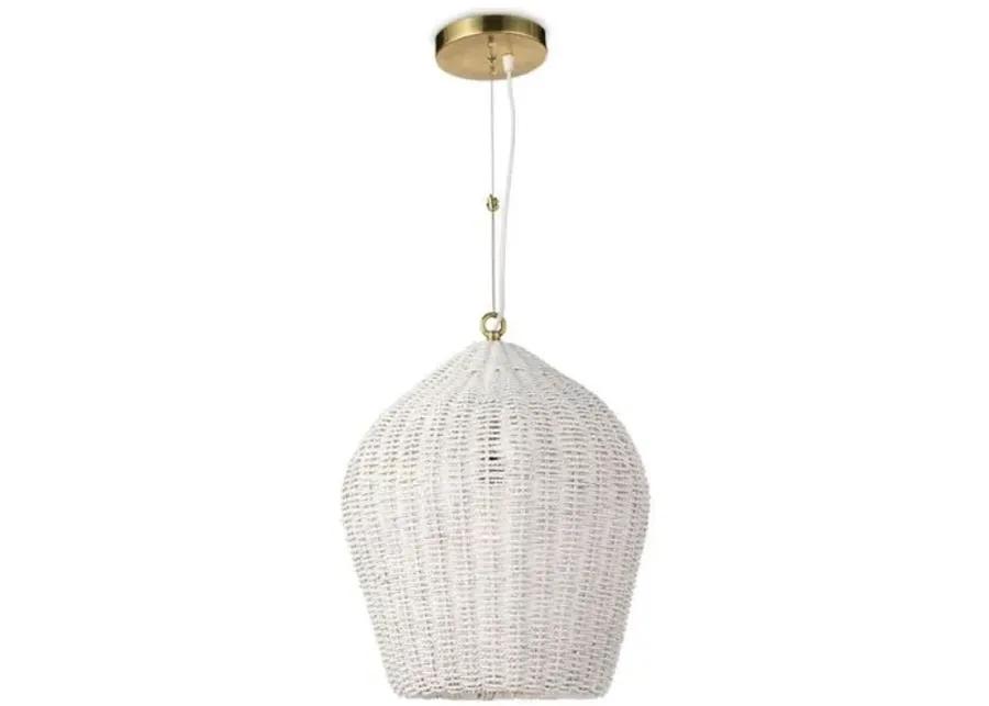 Coastal Living Georgian Pendant - White - Regina Andrew