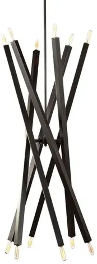 Viper Chandelier - Oil Rubbed Bronze - Regina Andrew - Black