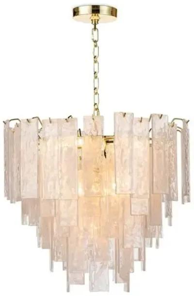 Glacier Glass Chandelier - Clear - Regina Andrew