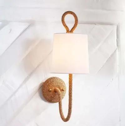 Coastal Living Bimini Sconce - Natural Rattan - Regina Andrew - Beige