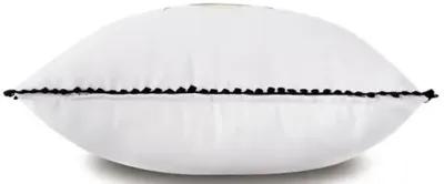 Quinn 18x18 Bee Outdoor Pillow - White/Black