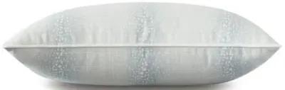 Evie 13x22 Outdoor Lumbar Pillow - Light Blue/White