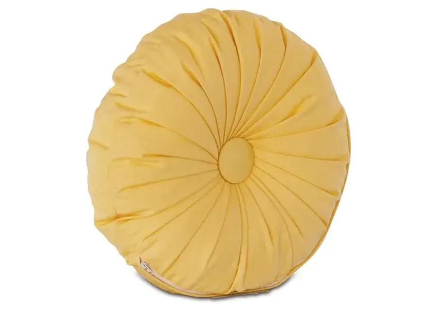 Libby Outdoor Tambourine Pillow - Yellow