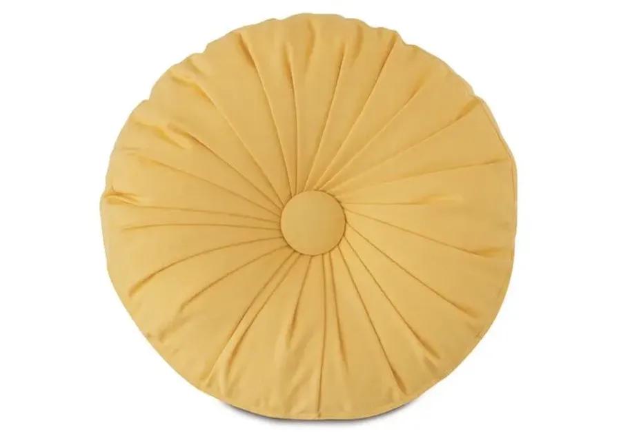 Libby Outdoor Tambourine Pillow - Yellow