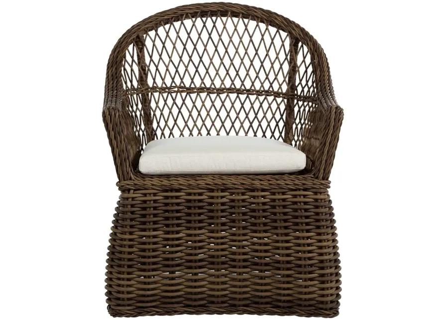 Soho Outdoor Armchair - Raffia - Summer Classics - White