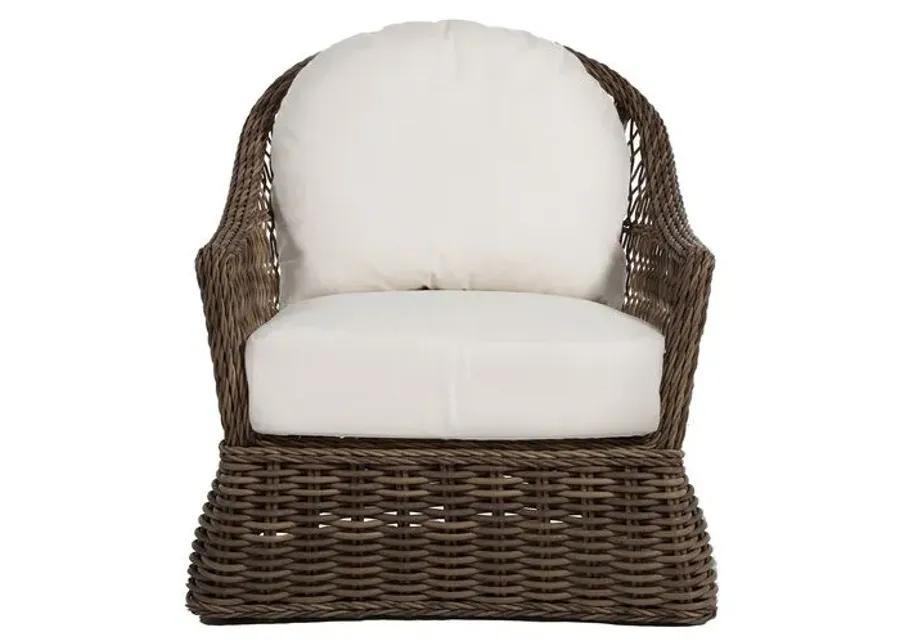 Soho Outdoor Lounge Chair - Raffia - Summer Classics - White