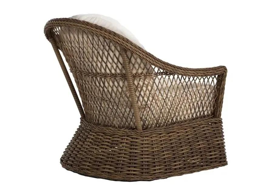 Soho Outdoor Lounge Chair - Raffia - Summer Classics - White