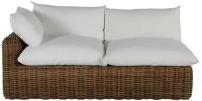 Montecito Left-Arm Outdoor Chaise - Raffia - Summer Classics - White - Comfortable, Sturdy, Stylish