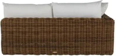 Montecito Left-Arm Outdoor Chaise - Raffia - Summer Classics - White - Comfortable, Sturdy, Stylish