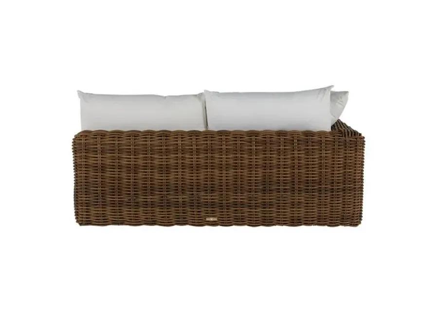 Montecito Left-Arm Outdoor Chaise - Raffia - Summer Classics - White - Comfortable, Sturdy, Stylish