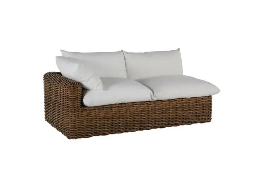 Montecito Left-Arm Outdoor Chaise - Raffia - Summer Classics - White - Comfortable, Sturdy, Stylish