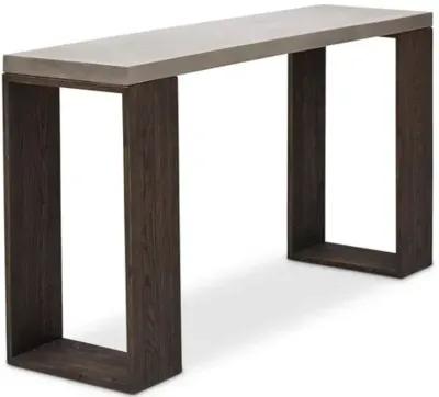 Jaxon Console Table - Gray/Brown