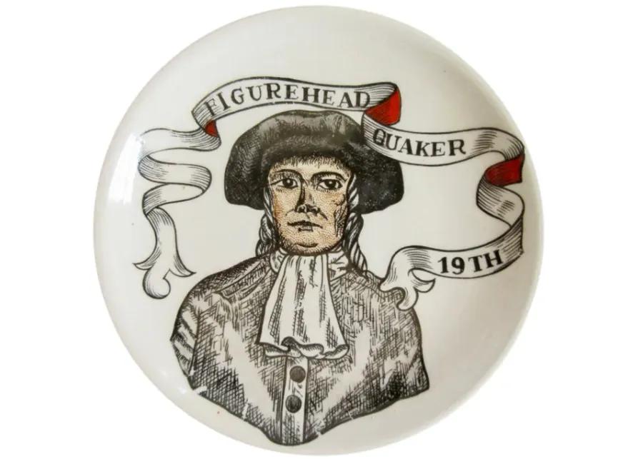 Mid-Century Fornasetti-Style Coasters - The Emporium Ltd. - White