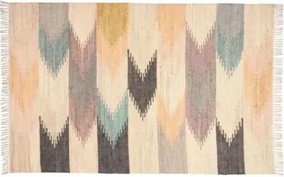 Leilah Kids' Handwoven Rug - Natural - Beige - Beige