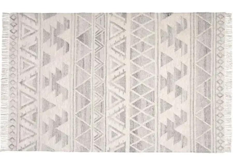 Naveen Kids' Handwoven Rug - Light Blue/Ivory - Blue