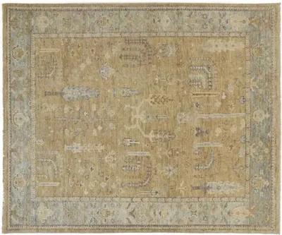 Savva Rug - Gold/Light Blue - Gold