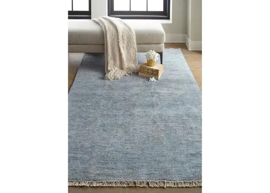 Richa Jute-Blend Rug - Blue - Blue