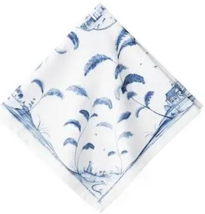 Country Estate Napkin, White/Blue - Juliska