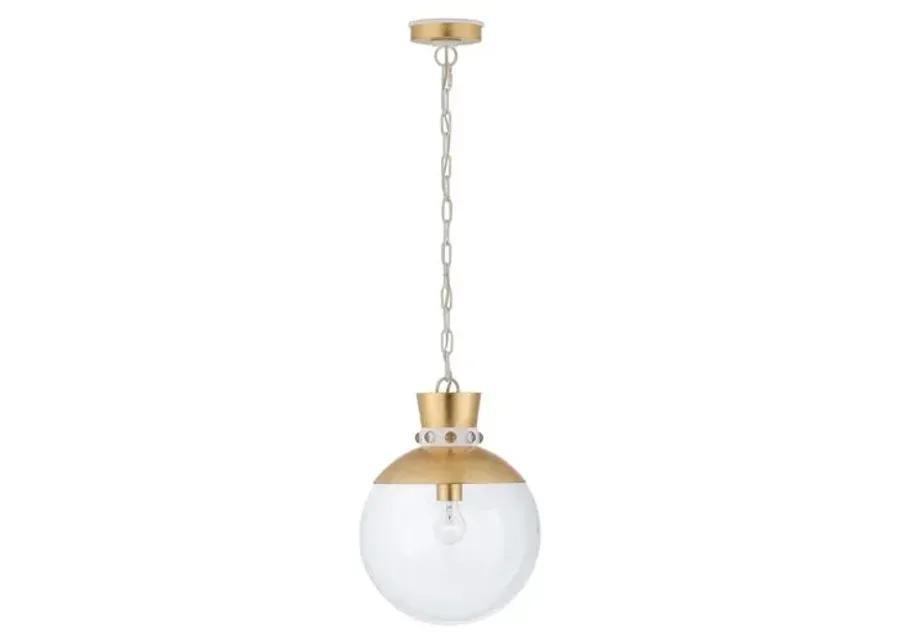 Visual Comfort - Lucia Pendant - Gild/Clear - Gold