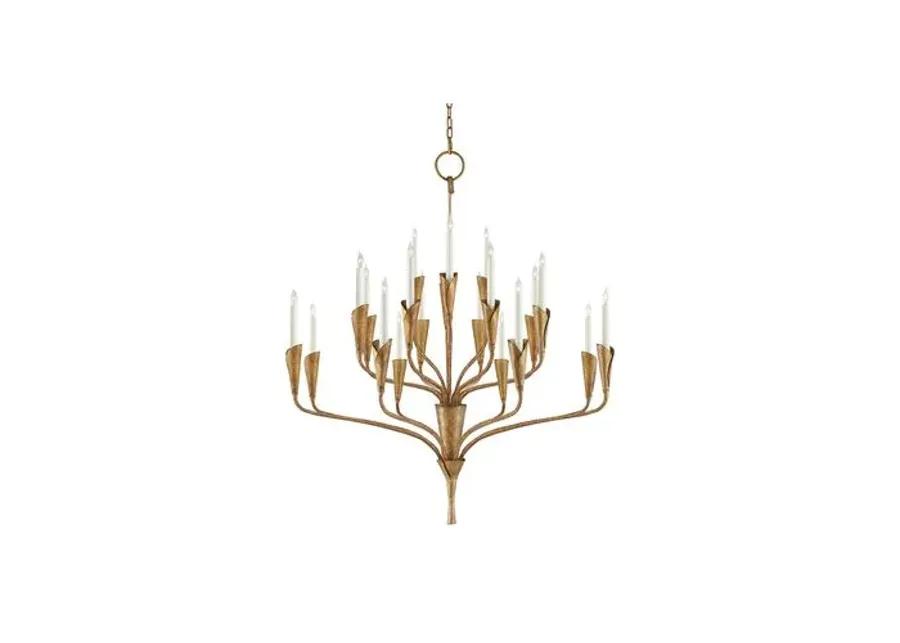 Visual Comfort - Aiden Chandelier - Gilded Iron - Gold