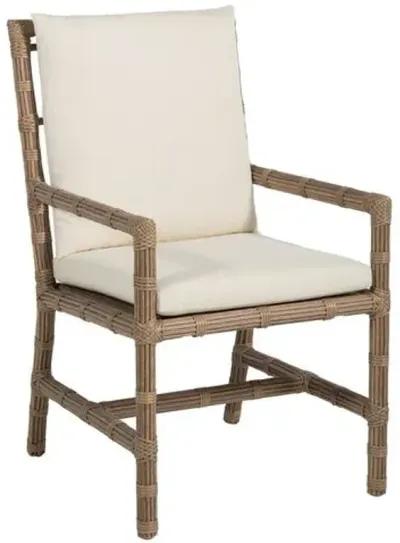 Newport Outdoor Armchair - Burlap - Summer Classics - White